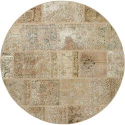 tappeto persia vintage patchwork cm 150x150