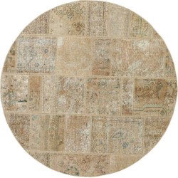 tappeto persia vintage patchwork cm 150x150