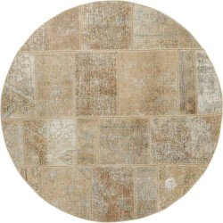 tappeto persia vintage patchwork cm 150x150