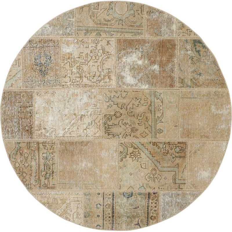 tappeto persia vintage patchwork cm 150x150