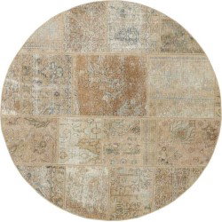tappeto persia vintage patchwork cm 150x150