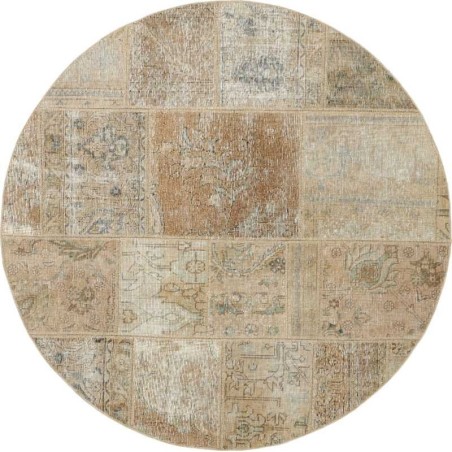 tappeto persia vintage patchwork cm 150x150