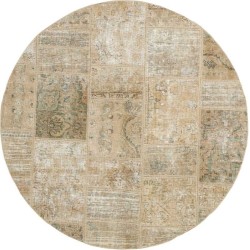 tappeto persia vintage patchwork cm 150x150