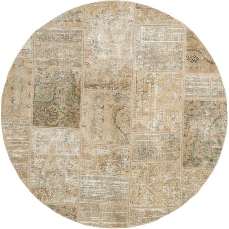 tappeto persia vintage patchwork cm 150x150