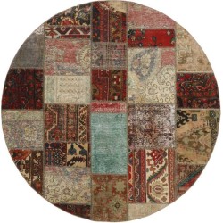 tappeto persia vintage patchwork cm 200x200