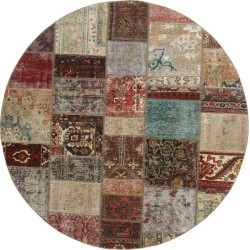 tappeto persia vintage patchwork cm 200x200