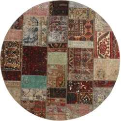 tappeto persia vintage patchwork cm 200x200