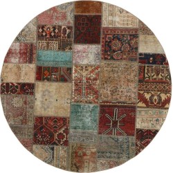 tappeto persia vintage patchwork cm 200x200