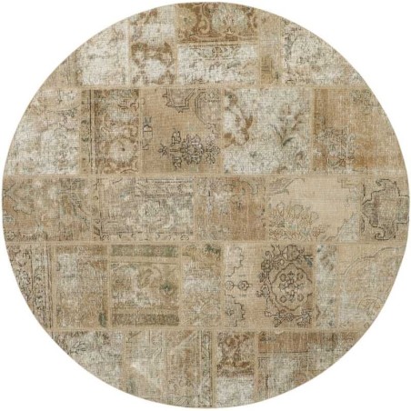 tappeto persia vintage patchwork cm 200x200