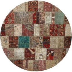 tappeto persia vintage patchwork cm 250x250