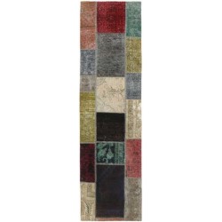 tappeto persia vintage patchwork cm 72x253
