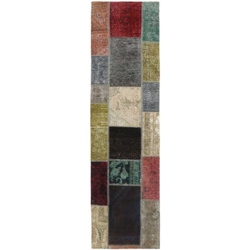 tappeto persia vintage patchwork cm 72x253