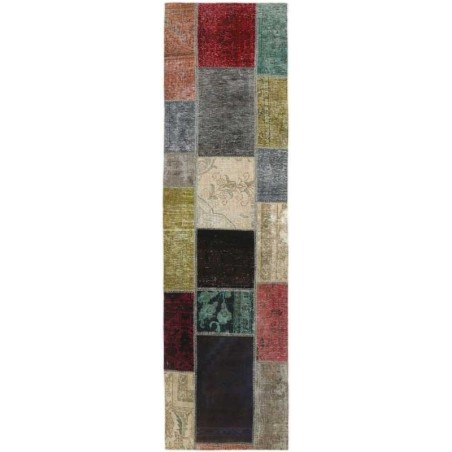 tappeto persia vintage patchwork cm 72x253