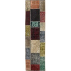 tappeto persia vintage patchwork cm 72x249