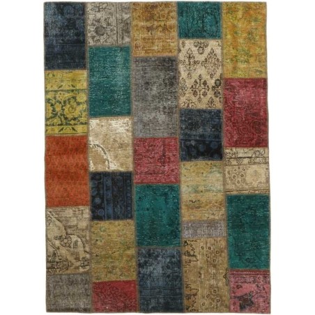 tappeto persia vintage patchwork cm 142x197