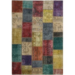 tappeto persia vintage patchwork cm 140x201