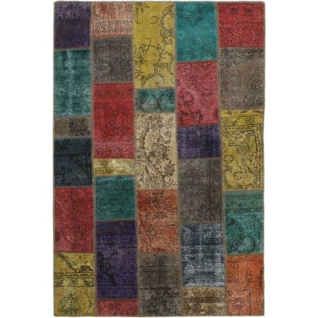tappeto persia vintage patchwork cm 137x202