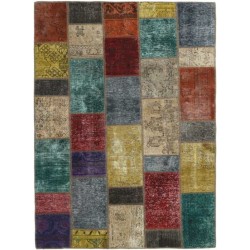 tappeto persia vintage patchwork cm 142x201