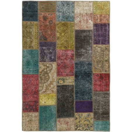 tappeto persia vintage patchwork cm 137x203