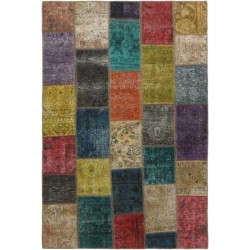tappeto persia vintage patchwork cm 135x203