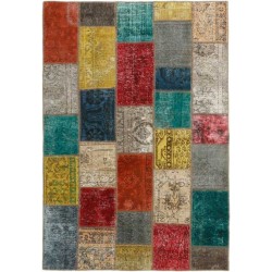 tappeto persia vintage patchwork cm 138x201