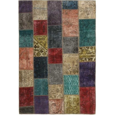 tappeto persia vintage patchwork cm 135x198
