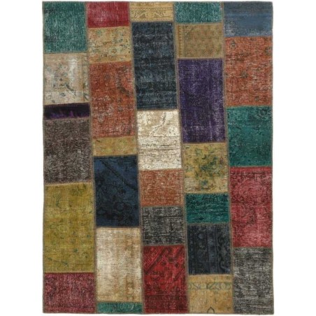 tappeto persia vintage patchwork cm 142x198