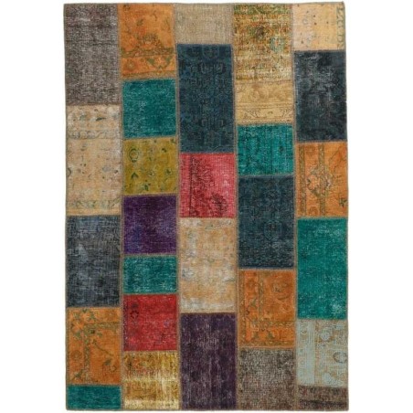 tappeto persia vintage patchwork cm 137x199