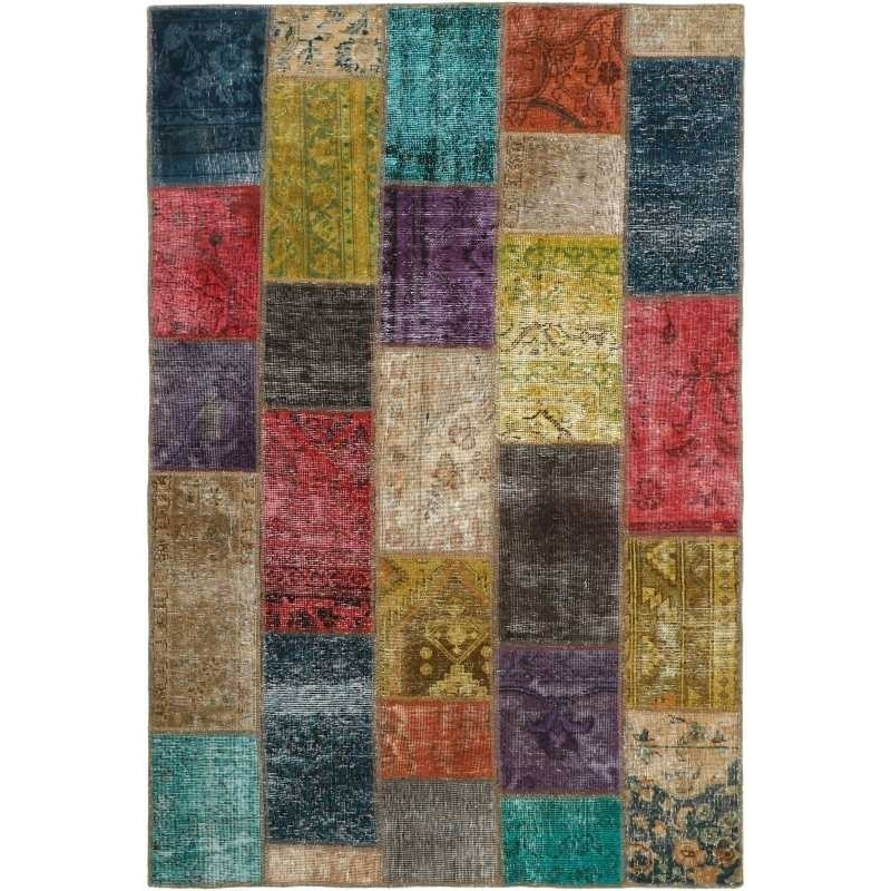 tappeto persia vintage patchwork cm 134x198