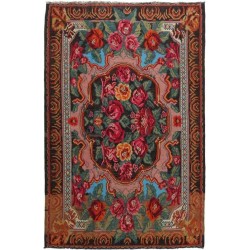 tappeto moldavia rose kelim old cm 195x283