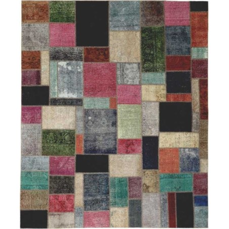 tappeto persia vintage patchwork cm 253x300