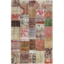 tappeto persia vintage patchwork cm 202x298