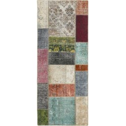 tappeto persia vintage patchwork cm 81x200