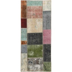 tappeto persia vintage patchwork cm 82x200