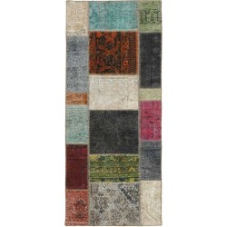 tappeto persia vintage patchwork cm 81x200