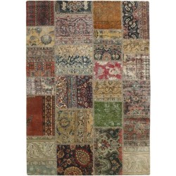 tappeto persia vintage patchwork cm 141x201