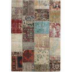 tappeto persia vintage patchwork cm 141x200