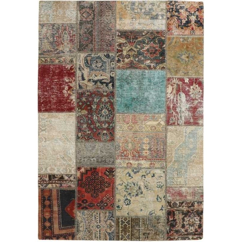tappeto persia vintage patchwork cm 141x200