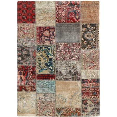 tappeto persia vintage patchwork cm 141x200