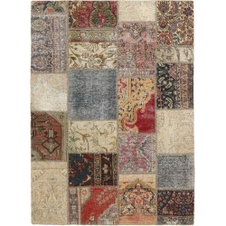 tappeto persia vintage patchwork cm 140x201