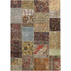 tappeto persia vintage patchwork cm 143x204