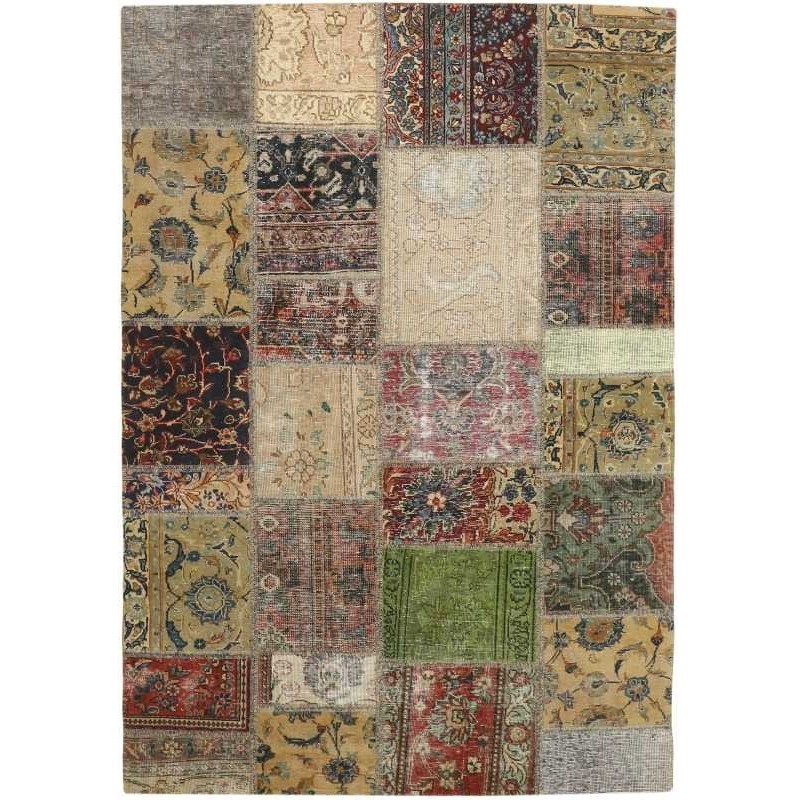 tappeto persia vintage patchwork cm 140x206