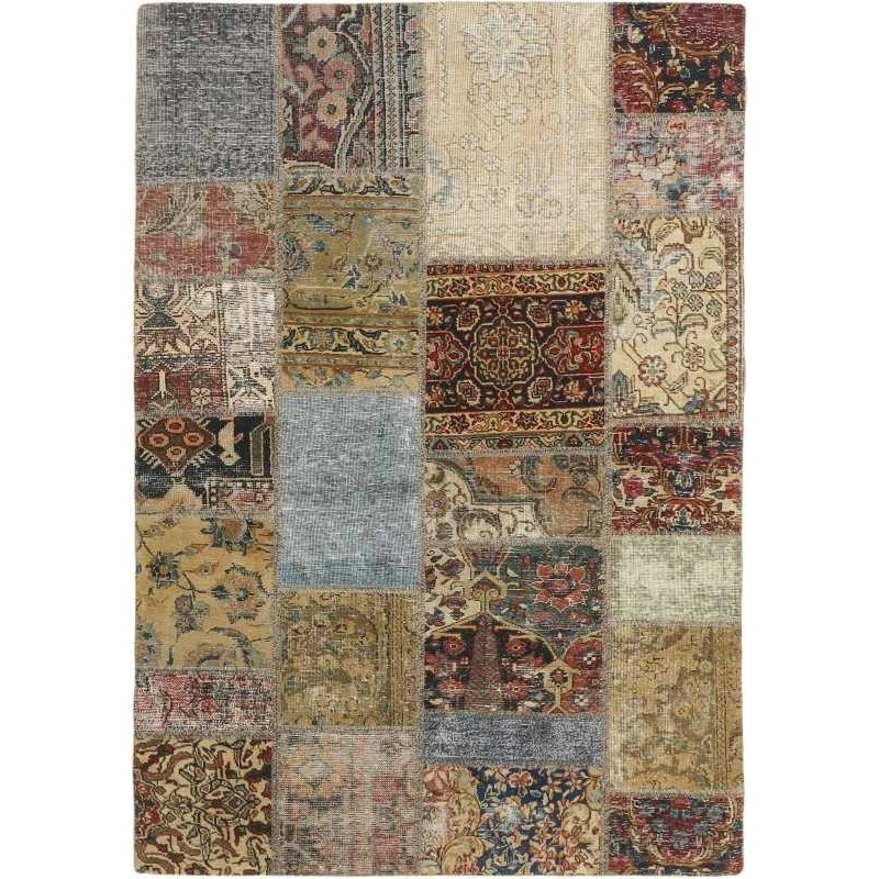 tappeto persia vintage patchwork cm 142x201
