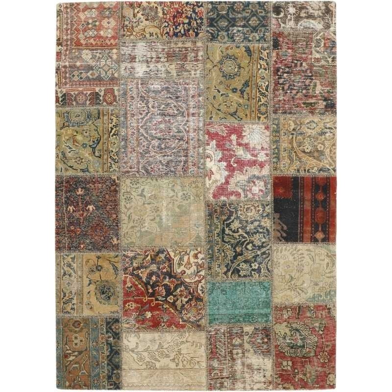 tappeto persia vintage patchwork cm 140x200