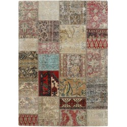 tappeto persia vintage patchwork cm 141x200