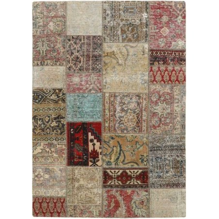tappeto persia vintage patchwork cm 141x200