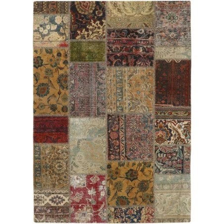 tappeto persia vintage patchwork cm 142x200