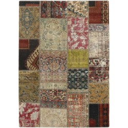tappeto persia vintage patchwork cm 141x200