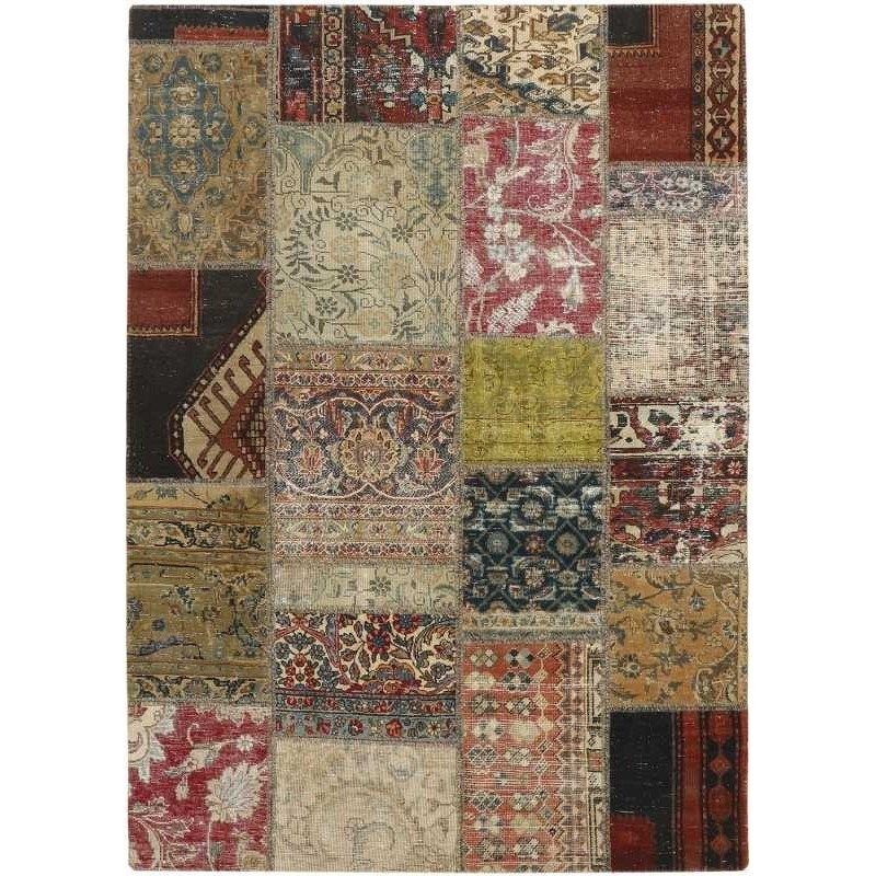 tappeto persia vintage patchwork cm 141x200