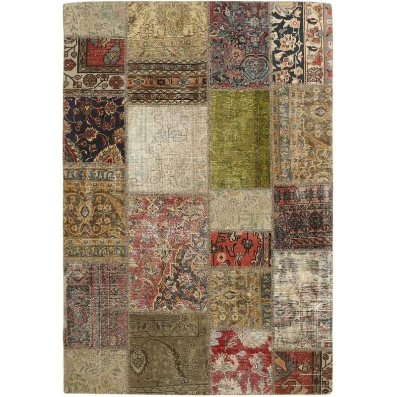 tappeto persia vintage patchwork cm 142x200